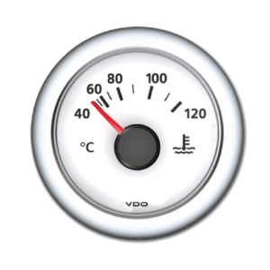 VDO Temperatuur meter wit